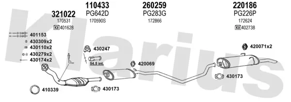 Изпускателна система KLARIUS             