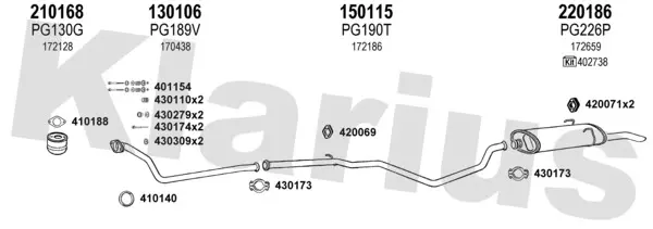 Изпускателна система KLARIUS             