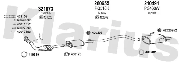 Изпускателна система KLARIUS             
