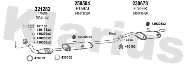 Изпускателна система KLARIUS             