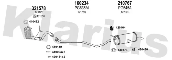 Изпускателна система KLARIUS             