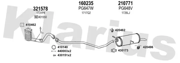 Изпускателна система KLARIUS             