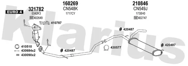 Изпускателна система KLARIUS             