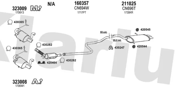 Изпускателна система KLARIUS             