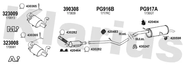Изпускателна система KLARIUS             