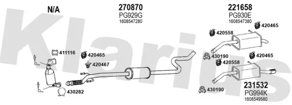 Изпускателна система KLARIUS             