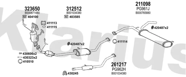 Изпускателна система KLARIUS             