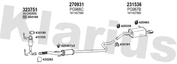 Изпускателна система KLARIUS             