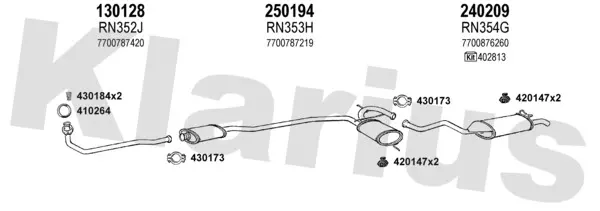 Изпускателна система KLARIUS             