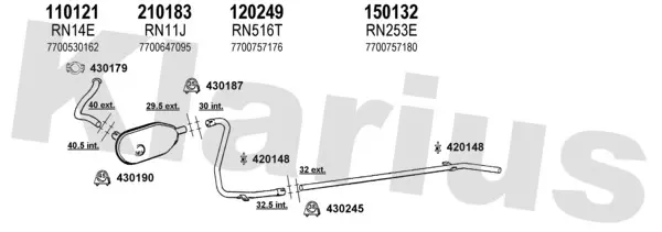 Изпускателна система KLARIUS             