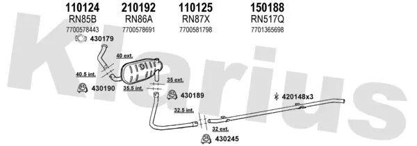 Изпускателна система KLARIUS             