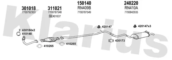 Изпускателна система KLARIUS             