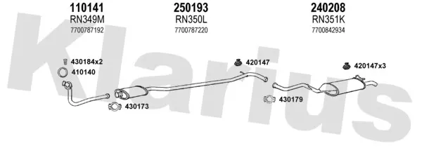 Изпускателна система KLARIUS             