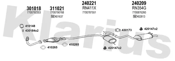 Изпускателна система KLARIUS             