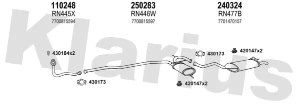Изпускателна система KLARIUS             