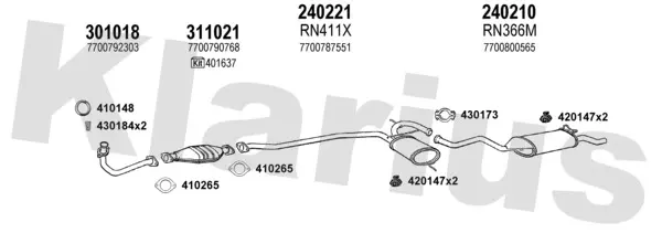 Изпускателна система KLARIUS             