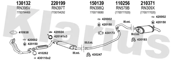 Изпускателна система KLARIUS             