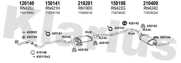 Изпускателна система KLARIUS             