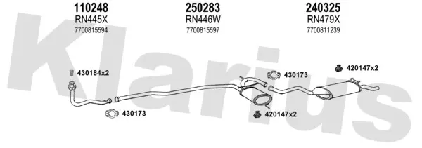 Изпускателна система KLARIUS             