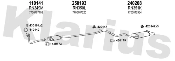 Изпускателна система KLARIUS             