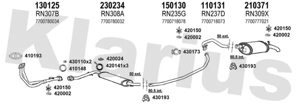 Изпускателна система KLARIUS             