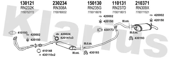 Изпускателна система KLARIUS             