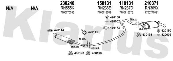 Изпускателна система KLARIUS             