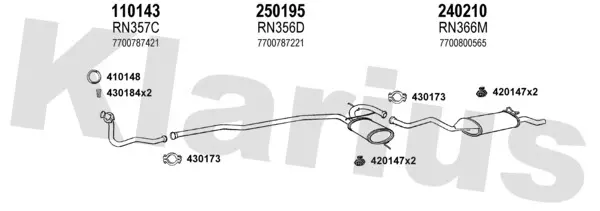 Изпускателна система KLARIUS             