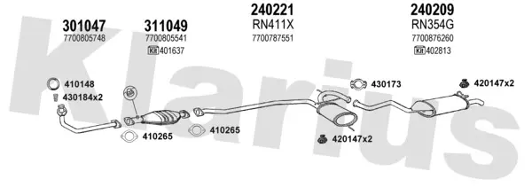 Изпускателна система KLARIUS             