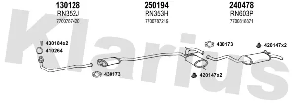Изпускателна система KLARIUS             