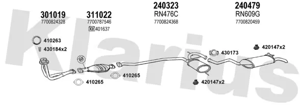 Изпускателна система KLARIUS             