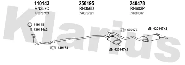 Изпускателна система KLARIUS             