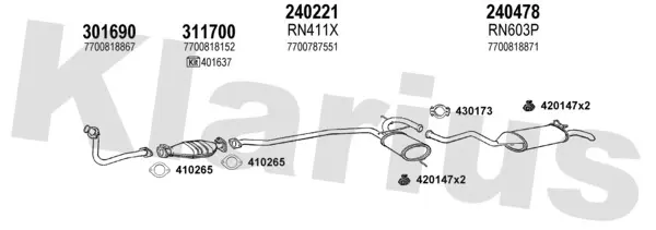 Изпускателна система KLARIUS             