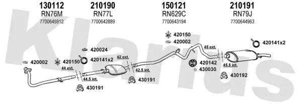 Изпускателна система KLARIUS             