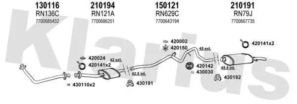 Изпускателна система KLARIUS             