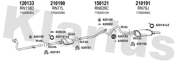 Изпускателна система KLARIUS             