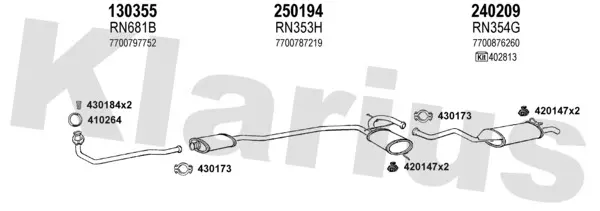 Изпускателна система KLARIUS             