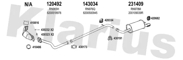 Изпускателна система KLARIUS             