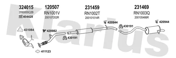 Изпускателна система KLARIUS             
