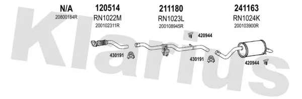 Изпускателна система KLARIUS             