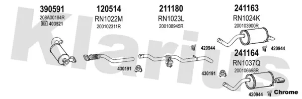 Изпускателна система KLARIUS             