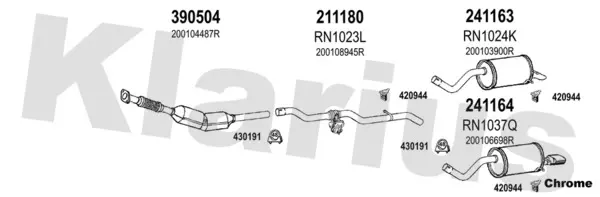 Изпускателна система KLARIUS             
