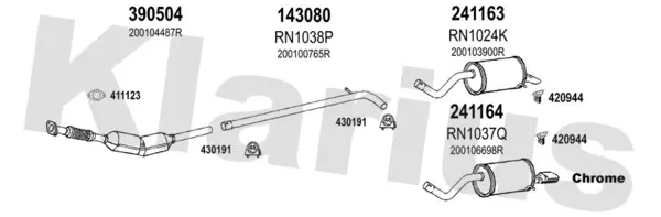 Изпускателна система KLARIUS             