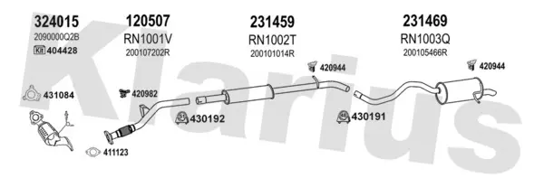 Изпускателна система KLARIUS             