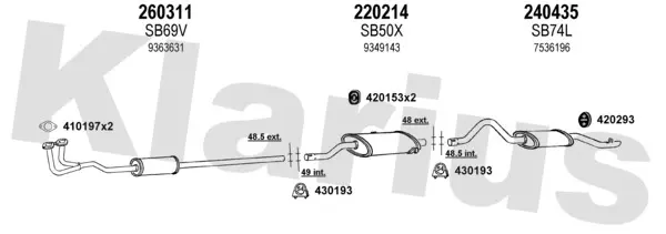 Изпускателна система KLARIUS             