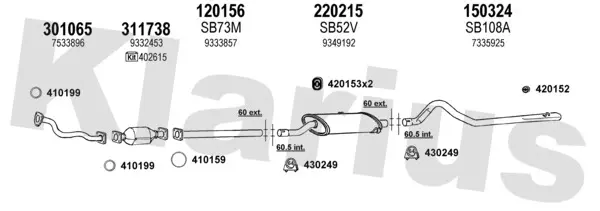 Изпускателна система KLARIUS             