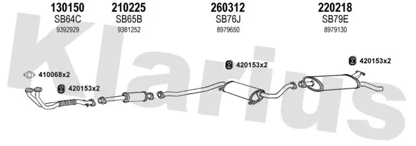 Изпускателна система KLARIUS             