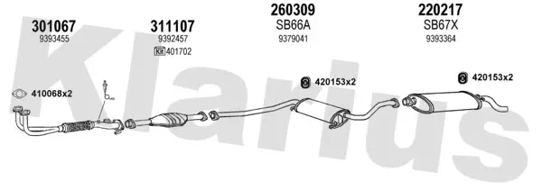 Изпускателна система KLARIUS             