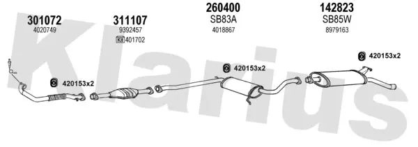 Изпускателна система KLARIUS             