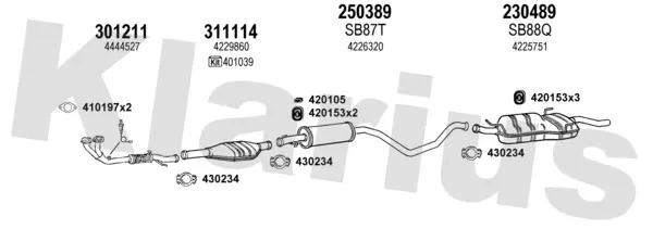 Изпускателна система KLARIUS             